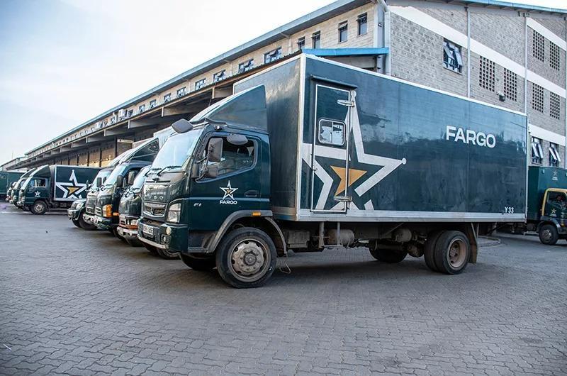 File image of Wells Fargo vehicles.